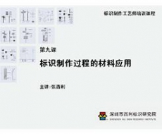 标识制作工艺师培训课程 第九课 标识制作过程的材料应用