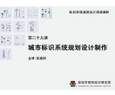 标识系统规划设计培训课程 第二十九课 城市标识系统规划设计制作