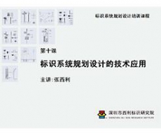 标识系统规划设计培训课程 第十课 标识系统规划设计的技术应用