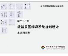 标识系统规划设计培训课程 第二十七课 旅游景区标识系统规划设计
