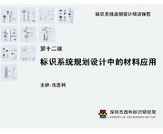 标识系统规划设计培训课程 第十二课 标识系统规划设计中的材料应用