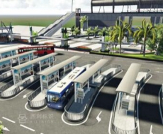 广珠城际轨道交通珠海站站前广场丨标识欣赏